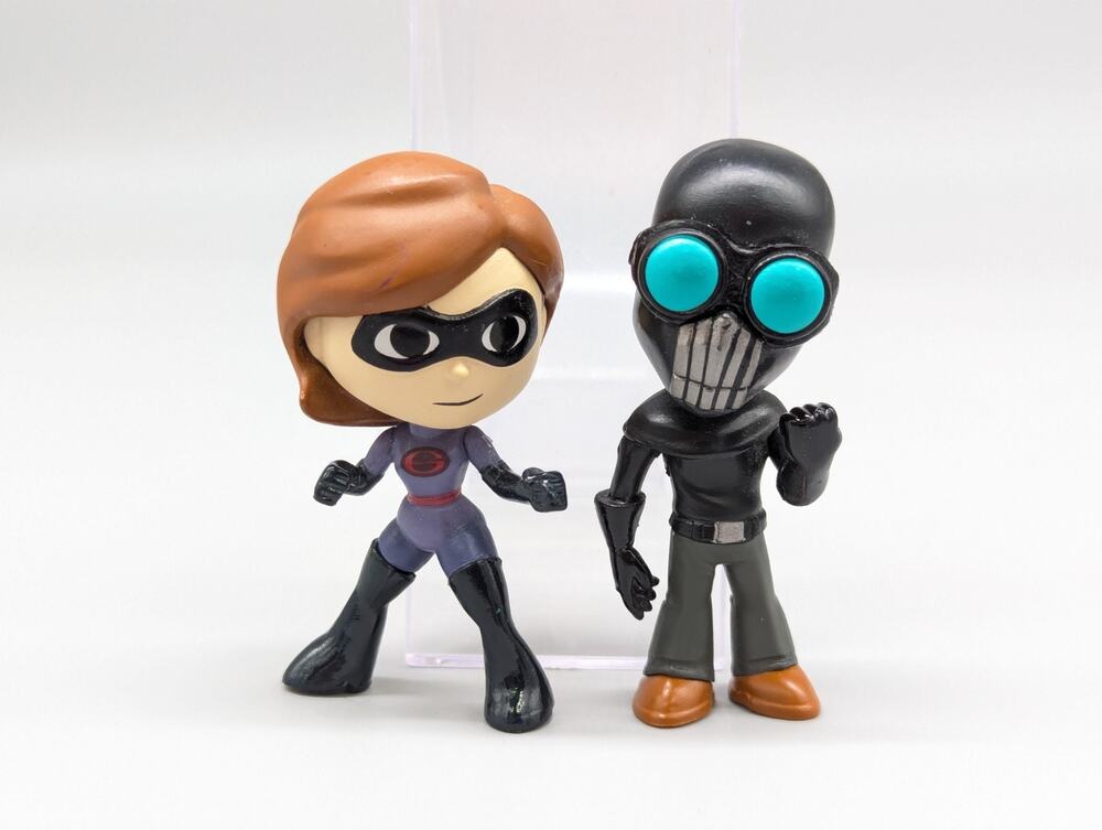 Funko Mystery Minis Disney Pixar Incredibles 2 Screenslaver & Purple Elastigirl